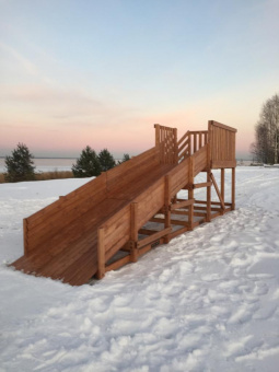 Зимняя горка MoyDvor SWAN-1