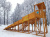Зимняя деревянная горка "IgraGrad Snow Fox (Домик)", скат 10 м Зимняя деревянная горка "IgraGrad Snow Fox (Домик)", скат 10 м